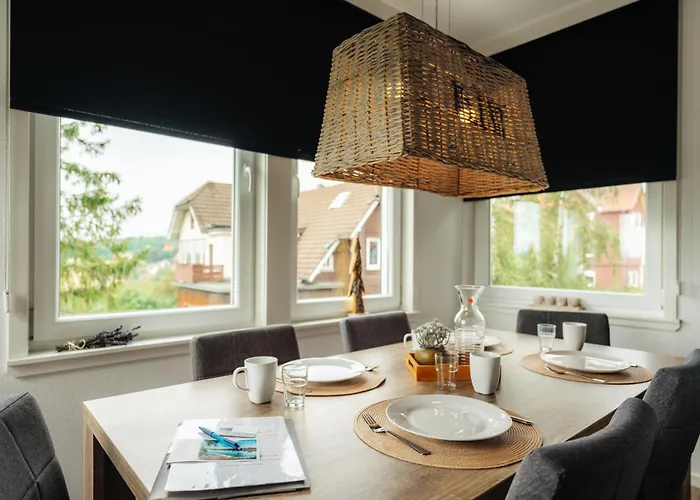 Haus Sonneck - Apartmenthaus - Sonnenterrasse Mit Grill - 1-8 Personen - Ruhige Lage Mit Blick Ueber Braunlage